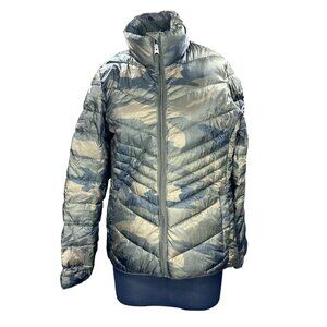 Abercrombie & Fitch Camo Puffer Jacket M Water & Wind Resistant Down Insulated G